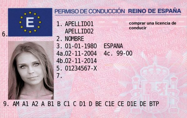 Spanish Driver License